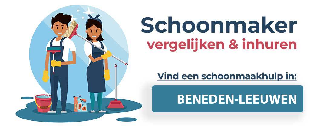 schoonmaker-zoeken-beneden-leeuwen